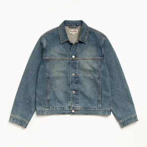 STUSSY TRUCKER JACKET DENIM