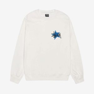 Stüssy Star White Crew