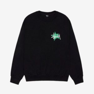 Stüssy Star Crew Black