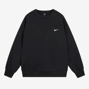 Stussy X Nike The Wide World Tribe Black Crew Neck Shirt